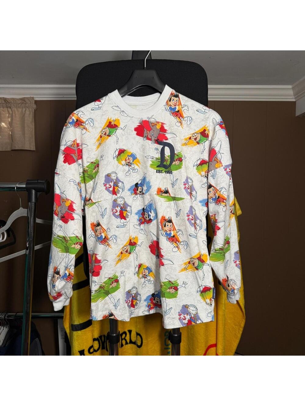 Disneyland Classic Character Sketch Spirit Jersey - XS